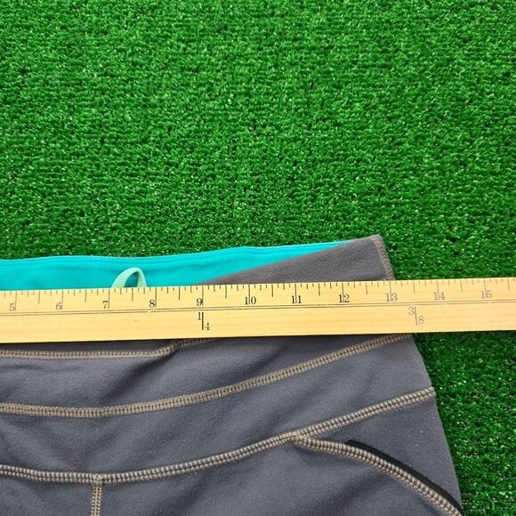 Athleta Pants Womens Small Gray Leggings Stretch Capri Workout Gym Yoga - Picture 4 of 10